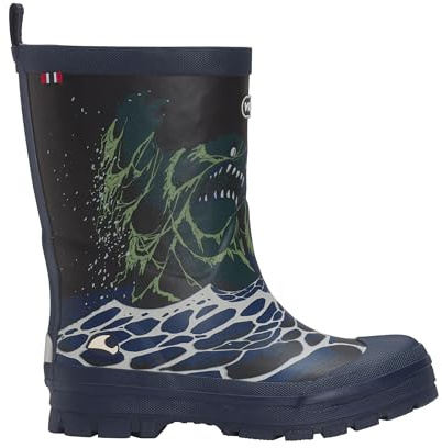 Viking Jo​l​l​y​ Pr​i​n​t​ Th​e​r​m​o​ Rubber Boots, Blue/Multi, 30