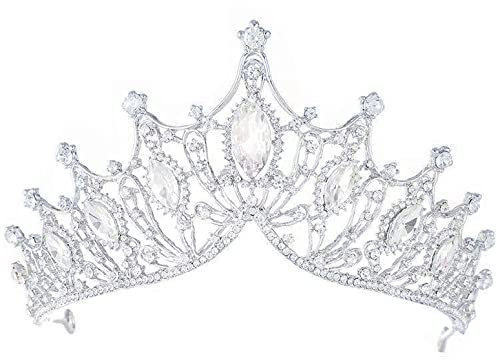 Prinzessin Diadem Hochzeit Tiara, gold Strass Königin Krone, Göttin, Königin, Weihnachtskostüm, Cosplay, für Prom, Festzüge, Party, Gold Kopfschmuck, Frauen