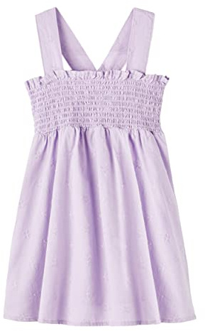 NAME IT Mädchen NMFJAMILLE Strap Dress Kleid, Orchid Bloom, 98