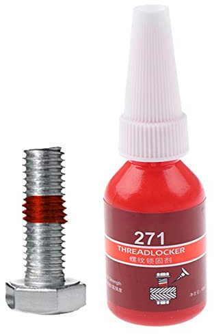 Lock Tight Schraubensicherung, hochfester Schraubkleber, anaerobe Härtung, Metallkleber, öltolerant, hochtemperatur, anaerob (10 ml)