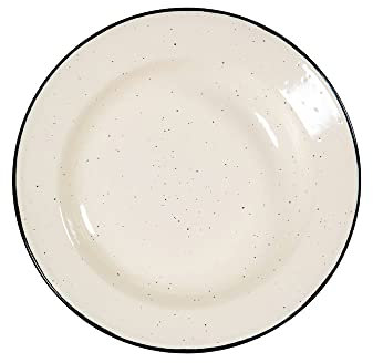 Sagaform Doris Emaillie Teller in der Farbe Beige in der Größe 20x2,5cm, 5018177