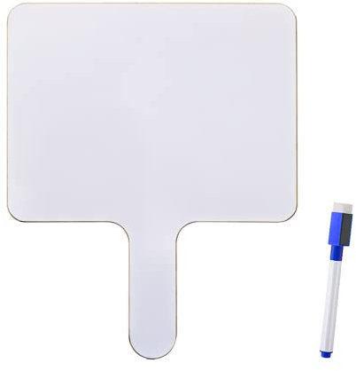 Whiteboard Klein, Mini Whiteboard Doppelseitiges, mit Whiteboard Stifte mit Schwamm,Schreibtafel Abwischbar, 20,4x24,5 cm Kleines Whiteboard,White Boards für Kinder Schüler Klassenzimmer Schulmaterial