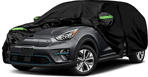 Autoabdeckung Wasserdicht Ersatz für 2016-2022 Kia NIRO/E-NIRO/EV/HEV/PHEV, Vollgarage Autoplane Outdoor, Auto Ganzgarage Abdeckplane Winter Sommer Allwetter Abdeckung Regen Sonne Staub Schnee Schutz