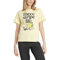 adidas Damen Positivity Graphic Tee, Almost Yellow, L
