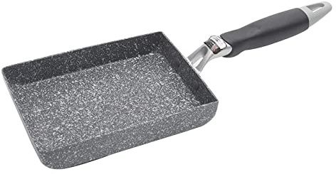 Tamagoyaki - Padella per omelette, quadrata giapponese, antiaderente, per uova, panini, pancake, omelette (dimensioni: lato dritto)