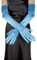 Whakano Lange Handschuhe Damen,Satin Handschuhe,Elegante Gloves,Ellenbogenlange Elastische Handschuhe,Brauthandschuhe,für Halloween,Bankett,Party,Hochzeit,Tea Party Zubehör,Hellblau