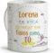 LolaPix Regalos fisioterapeuta. Tazas personalizadas con nombre. Tazas originales para regalar. Regalos para fisios. Taza cerámica 330 ml.