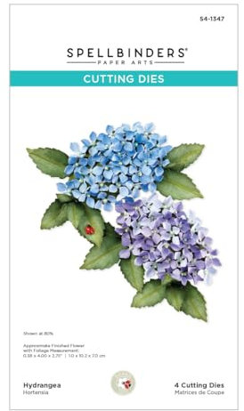 Spellbinders S4-1347 Hydrangea Etched Dies from The Nature's Botanical Garden Collection by Susan Tierney-Cockburn