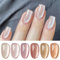 BORN PRETTY Magnetic Gel Nail Polish Set 6 Colors Shimmer Pearl Glitter with Magnet Jelly Pink Nude Colors Iridescent Cat Gel Eye Effect Gel Polish Manicure Nail Art DIY at Home