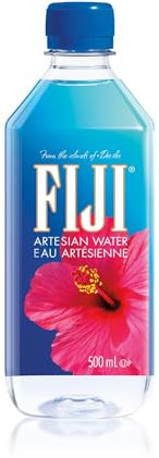 Fiji Water Natural Artesian Water Bottles, 6 x 500 ml (Pack of 4, Total 24 Bottles)