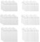 Pack de 72 Piezas Tiras Adhesivas para Cuadros, Cuelga Cuadros sin Clavos Sin Perforar Paredes, Cintas Doble Cara para Marcos, Espejos, Relojes, Compatible con Múltiples Superficies, Blanco