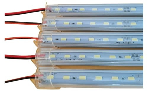 20cm 30cm 50cm DC12V SMD 5730 5630 LED Hard Rigid Strip Bar Light Aluminium shell +pc cover LED Bar Light 5730(Warm White,24V_50CM)