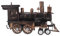 VOSAREA 1stück Alloy Locomotive Sculpture Retro Simulation Toy Für Desktop Dekoration Vintage Lokomotive Modell Ornament Für Wohn Büroszenarien Als Fotografie Requisite