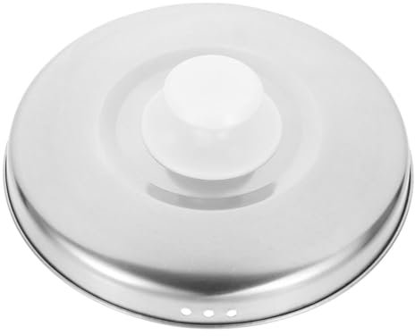 Gatuida Multi Use Metal Rice Cooker Lid Cooking Pot Cover for Kitchen Use Household Lid for Rice Cooker and Microwave Essential Kitchen Accessory