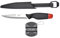 NAMAKA Kit Coltello da Pesca con Lama da Sfiletto in Acciaio Inossidabile e Affilatore Portatile Ideale Slatwater e Frashwater