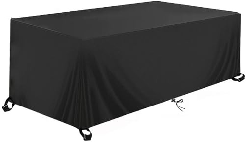 Wasserdicht Gartenmöbel Abdeckung 190x80x110cm/LxWxH Nach Maß Rechteckig Gartentisch Abdeckplane,Outdoor Lounge Abdeckplane,Anti-UV 600D Oxford Schutzhülle Gartenmöbel Regenschutz und Staubfest
