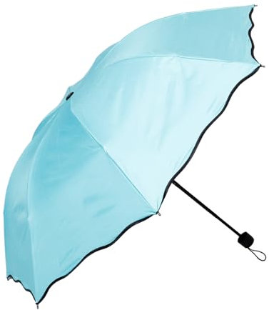 Ipetboom Ombrello Portatile Pieghe Protezione Uv e Ombrello Compatto Per Sole e Pioggia Esterno