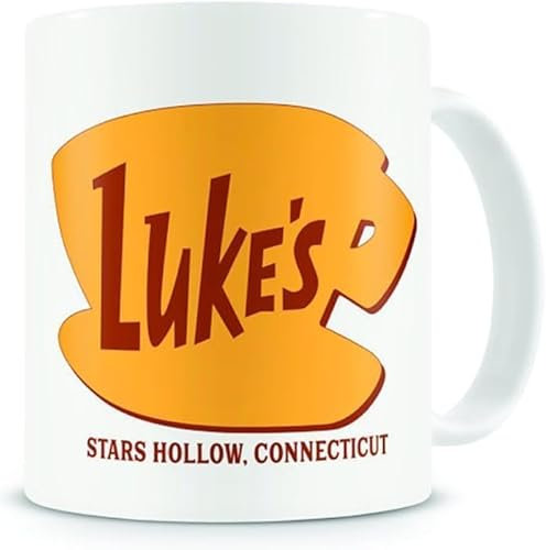 BakoIsland Luke's Diner - Tazza da caffè ispirata a Gilmore Girls, ideale per Natale, stile retrò, da collezione, per il tè, tazza da caffè autunnale, 325 ml (Luke's Diner)