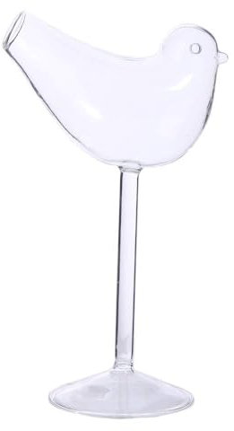Transparente Vogel-Cocktailgläser, Vogelform, 150 ml, Cocktail-Weingläser, Partyzubehör, Bar, Saftbecher