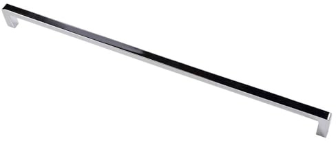 BRESKO 1-20 Stk Möbelgriffe Schrankgriffe Griffe Küchengriffe Stangengriffe Relinggriff Bügelgriff Schubladengriff Türgriff BAGIO (1, Chrom glänzend, Bohrabstand: 320 mm)