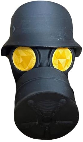 ARVALOLET Humorvolle Gasmaske Anhängerkupplung Abdeckung Schutzkappe for Trailer Hitch Korrosionsschutz