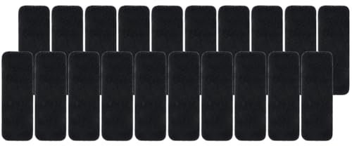 Pqahffowr 20 Pcs Ceiling Fan Blade Filters Air Purifier Filter Pad Fan Air Purifier Pads Coconut Carbon Ceiling Fan Air Filter