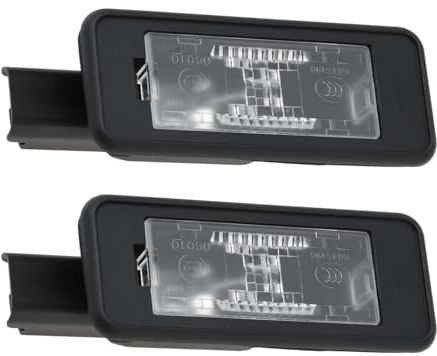 YINETTECH 2Pcs License Lamp 6340G3 Rear Number Plate Lamp Light Compatible with Peugeot 208 2008 308 3008 508 5008