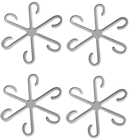 Bosiyrggrl Plant Stem Support, Acrylic Plant Climbers Stem Holders Reusable Plant Growth Accessories Stakes for Growing Plants A