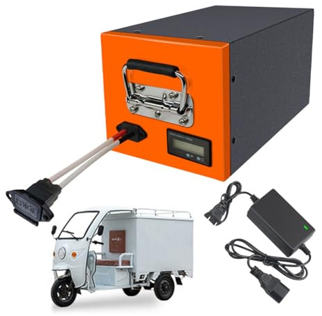 FREEDOH Motorradbatterie 48V 60V 72V LiFePO4 Batterie 12Ah 20Ah 30Ah 40Ah 50Ah 60Ah für 50-4400W Motor mit Ladegerät