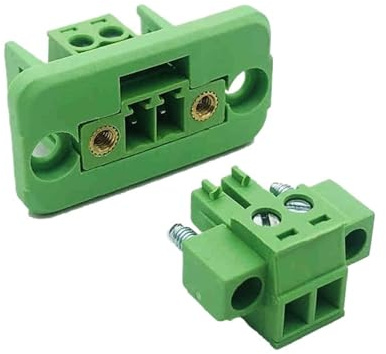 1Set Pitch 3.81mm 2P/3P/4P/5P/6P/8P/9P Connettore a morsettiera innestabile JM15EDGKM Passo 3.81mm(2P)