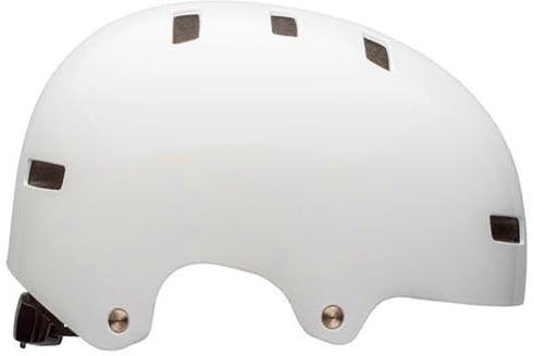 Bell - Local SOLID CE Helme - Erwachsene Unisex - Schutzausrüstung, Fahrradhelm, BMX-Helm, BMX-Schutzhelm, Weiß, L