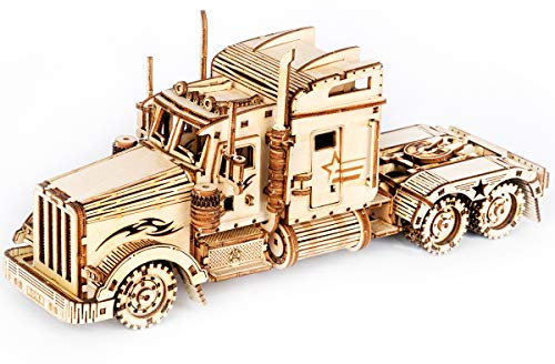 Robotime modellbausatz Heavy Truck 22,4 cm Holz 286 Teile