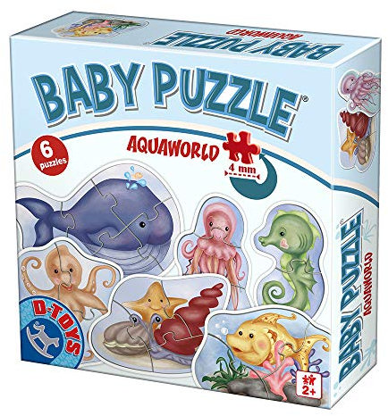 D-Toys Puzzle 5947502875413 D-Toys Baby Puzzle 21 pcs Aquaworld, Multicolor
