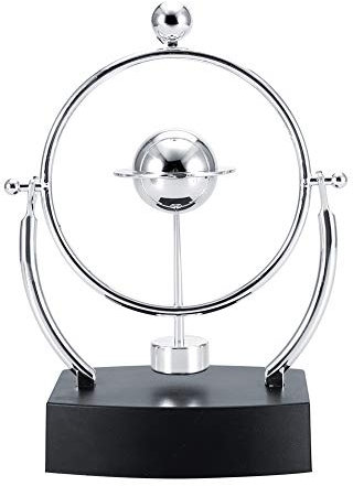 Pendule de Newton ,Gadget Rotatif,Fait de Métal et de Plastique pour la Décoration de la Maison et du Bureau , Accessoires de bureau