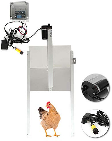 Automatic Chicken Coop Door Opener with Remote Control Heavy Duty 30x32cm