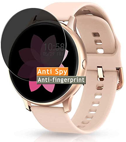 Vaxson Anti Spy Schutzfolie kompatibel mit YAMAY sw022 1.28 Smartwatch Smart Watch Display folie folien Displayschutzfolie ( nicht Panzer Schutz Glas folie SchutzGlas nicht PanzerGlas ) Neue