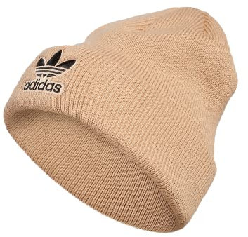 adidas Originals Trefoil Beanie, Magic Beige/Black, One Size