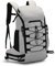 Bseash 40L Leichter wasserdichter Wanderrucksack mit Regenschutz, Outdoor Sport Reise Tagesrucksack Multifunktions Reisetasche für Camping Klettern Skifahren Radfahren (Grau)