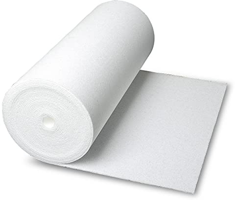 CLIMAPOR weiße Dämmtapete unkaschiert, 7,5 x 0,5 m x 4 mm, 8 Rollen (= 30 qm), EPS - Innenraum-Dämmung - Isoliertapete