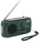 Radio Portable FM/AM/SW, Radio d'urgence Météo 800mAh, Manivelle/Pile et Secteur/Solar Poste Radio Transistor, Radio Solaire avec Lampe LED, Alarme SOS pour la Randonnée et l'Extérieur