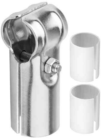 eoere 10 Sets T Pipe Connector Tee Clamps, Fits OD 1.000 Round Tube and 3/4 EMT