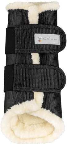 WALDHAUSEN Dressurgamasche Comfort, M, schwarz
