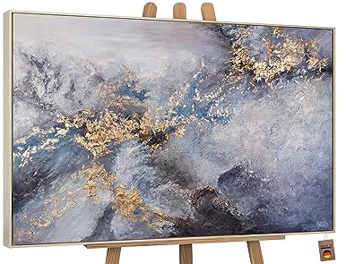 YS Acrylbilder auf leinwand handgemalt «Renaissance» | Handgemaltes gemälde für wohndecor | acryl abstrakt bild | Gemälde modern | Wandbild handgemalt | Acryl wandbild mit Rahmen