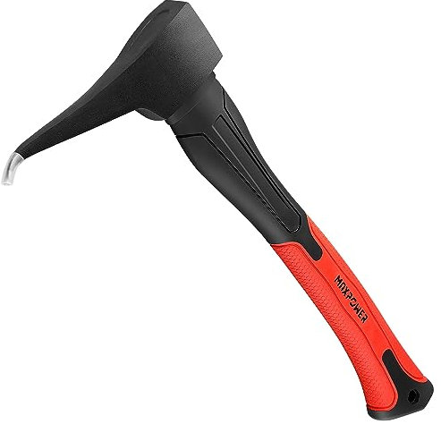 MAXPOWER Sappie Manuale 400 mm Acciaio al Carbonio, Ascia Ergonomica con Impugnatura da Fibra di Vetro e TPR, Peso totale 0,95 kg