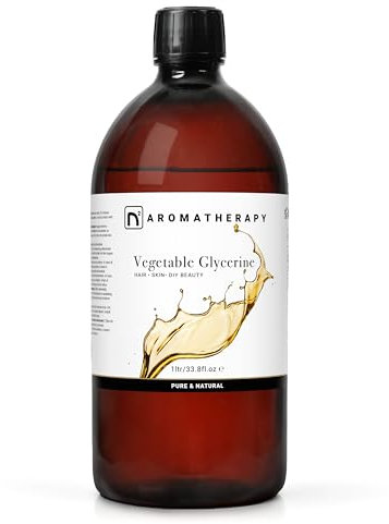 n2 Aromatherapy Glycérine Végétale 1 l (1000 ml) - Glycérine liquide pour Cheveux, Savon
