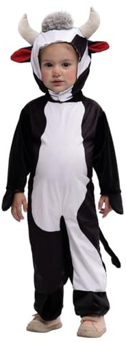 Rubies Disfraz Torito para niños y niñas, Jumpsuit con cola y capucha, Oficial Carnaval, Navidad, Halloween y cumpleaños