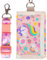 PinkSheep Kinder Geldbörse für Mädchen im Alter von 4-18 Jahren Trifold, Jugend Geldbörse mit Lanyard Zippered Coin Pocket Kartenhalter, Neuheit Geldbörse für Kinder Geburtstag Geschenke - Einhorn