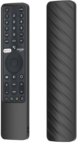 Custodia in Silicone Compatibile con Telecomando XIAOMI MI TV P1/P1E/Q1/Q1E/A2 Bluetooth Voice Remote XMRM-19 Guscio Telecomando Cover per XIAOMI Smart TV A2 Telecomando