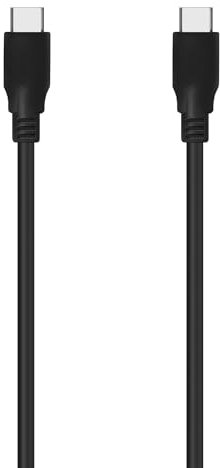 AISENS Cable USB 3.2 Gen2x2 20Gbps 8k@30Hz 5A 100w E-Marker. Tipo USB-C/M-USB-C/M. Negro. 0.6m