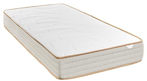 RELAX Taschenfederkernmatratze Kollektion Grace für Betten mit 90 cm x 182 cm, verschiedene Schichten, atmungsaktiv, wendbar, Höhe 20 cm.